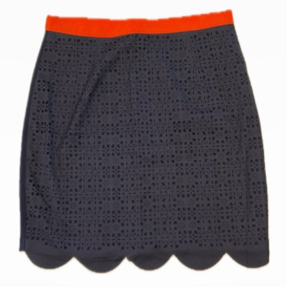 Pixley Navy & Orange Skirt Size XL